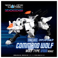 Takara Tomy 1/100 RMZ-003 Realize Model ZOIDS Command Wolf Plastic Model