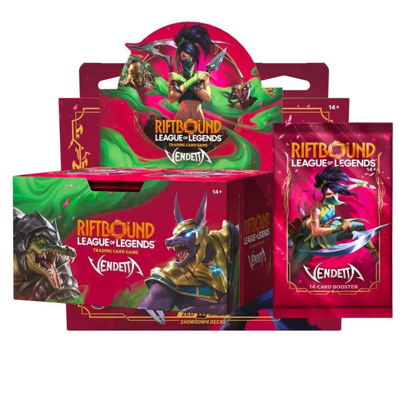 Riftbound League of Legends TCG - Vendetta Booster Display (24 boosters)