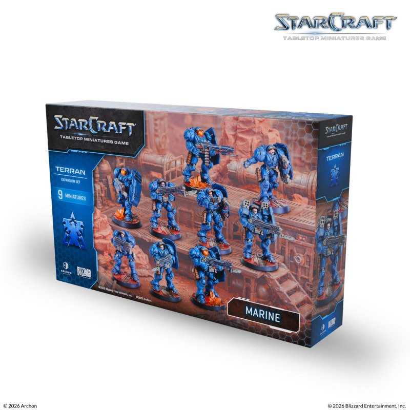 Starcraft TMG: Terran Expansion Set: Marine (Ingles)