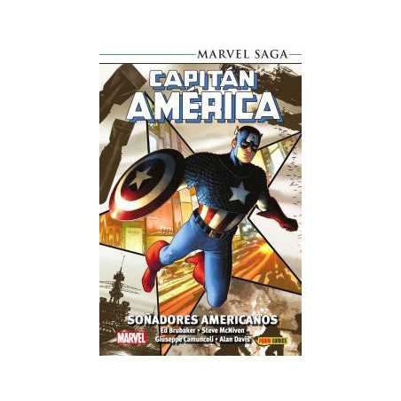 Marvel Saga Tpb Capitan America 14 Soñadores Americanos