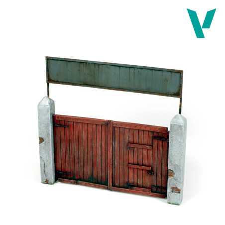 Portón de madera SC006