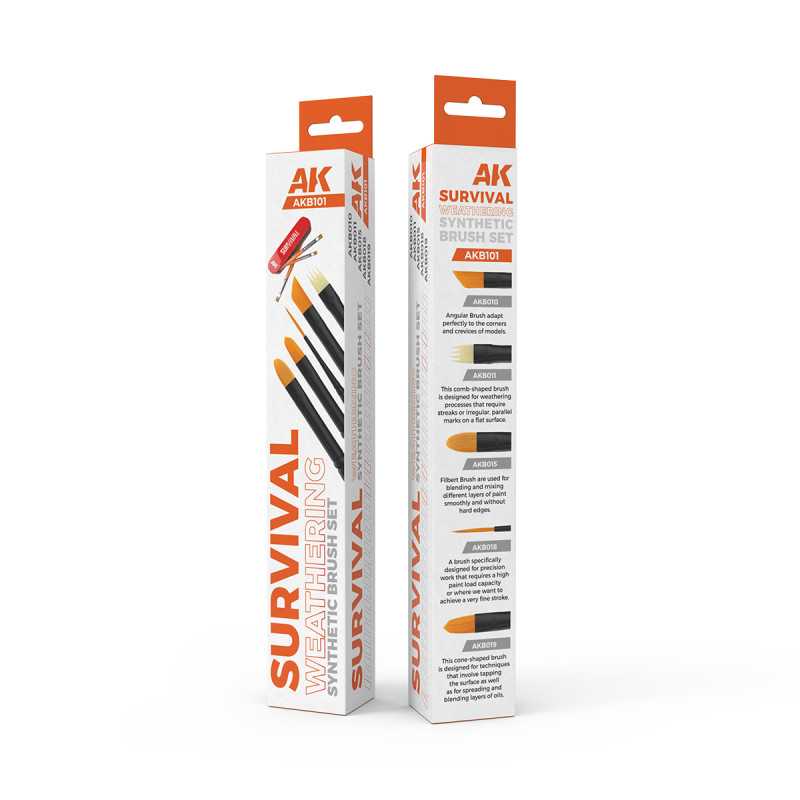 Survival Weathering Brushes Set AK663
