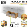 Módulo organizador de pinturas 30ml apilable y magnetizado