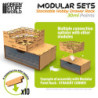 Módulo organizador de pinturas 30ml apilable y magnetizado