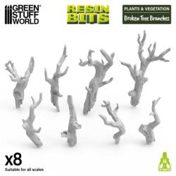 Ramas de árbol rotas 1:72-1:48-1:35