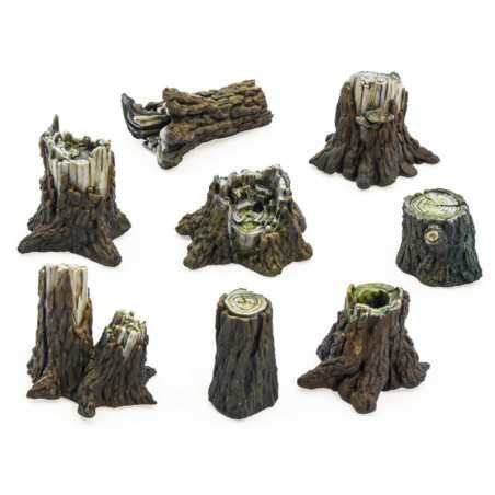 Tocones de Árboles medianos
