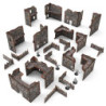 Pack de escenografía Matched Play Orcos plegable pre-pintada