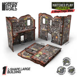 Ruina plegable Grande en L prepintada Matched Play - Orcos