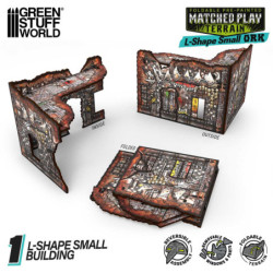 Ruina plegable Pequeña en L prepintada Matched Play - Orcos
