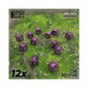 12x Dados D6 16mm - Violeta Negro