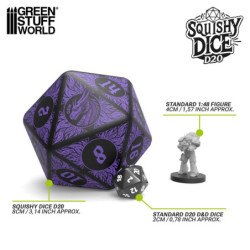 Dado Antiestress Gigante D20 - DRAGON