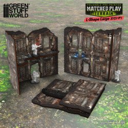 Ruina plegable Grande en L prepintada Matched Play - Sci-fi