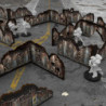 Muros bajos Sci-Fi prepintados Matched Play (Pack x8)