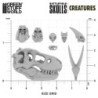 300x Craneos de Criaturas 1:48-1:35