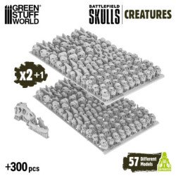 300x Craneos de Criaturas 1:48-1:35