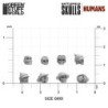 1000x Craneos de Resina 1:48-1:35