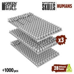 1000x Craneos de Resina 1:48-1:35