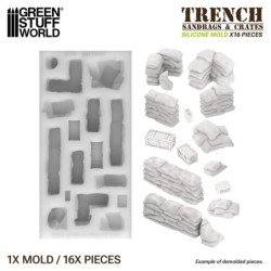 Molde de Silicona de Sacos Terreros