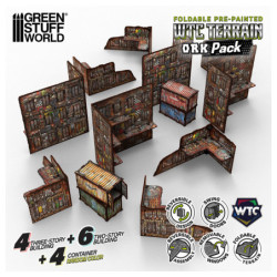 Pack de escenografía WTC plegable pre-pintada - Orcos