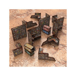 Pack de escenografía WTC plegable pre-pintada - Orcos