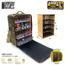 Mochila Transporte Miniaturas L - Edición Camuflaje
