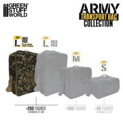 Mochila Transporte Miniaturas L - Edición Camuflaje