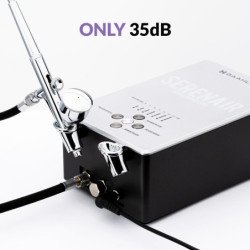 Kit de aerógrafo con compresor silencioso Serenair Gaahleri