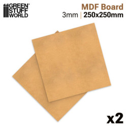 Placas MDF 250x250mm
