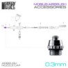 Tapa de Obturador 0,3 mm para aerógrafo Mobius