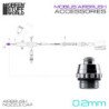 Tapa de Obturador 0,2 mm para aerógrafo Mobius