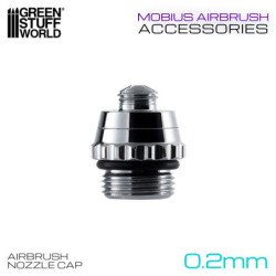 Tapa de Obturador 0,2 mm para aerógrafo Mobius