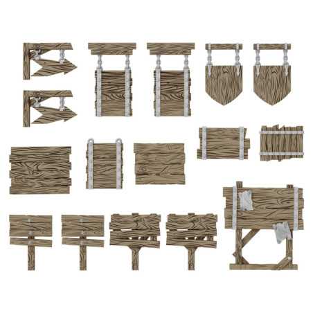 Carteles de Madera 1:48–1:35