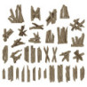 Tablones de madera rotos 1:48–1:35