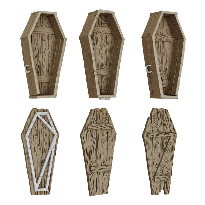 Ataúdes de madera 1:48