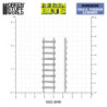 Escaleras pequeñas de madera 1:48-1:35