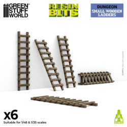 Escaleras pequeñas de madera 1:48-1:35