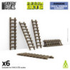 Escaleras pequeñas de madera 1:48-1:35