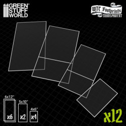 Glasspack Footprints Básicos Wh40k compatibles