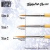 TABLETOP SERIES Set Pinceles Sinteticos 2 (Pack x10)