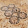 Marcadores de Objetivos Wh40k compatibles transparentes