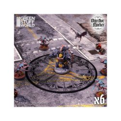 Marcadores de Objetivos Wh40k compatibles transparentes