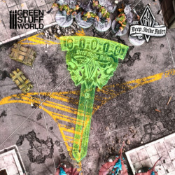 Regla Deep Strike 9 pulgadas - Fluor Verde
