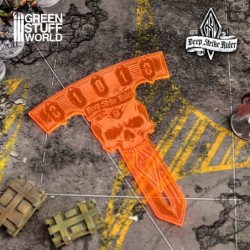 Regla Deep Strike 6 pulgadas - Fluor Naranja