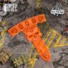 Regla Deep Strike 6 pulgadas - Fluor Naranja