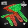 Regla Deep Strike 6 pulgadas - Fluor Naranja