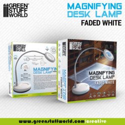 Lampara con lupa - Faded White