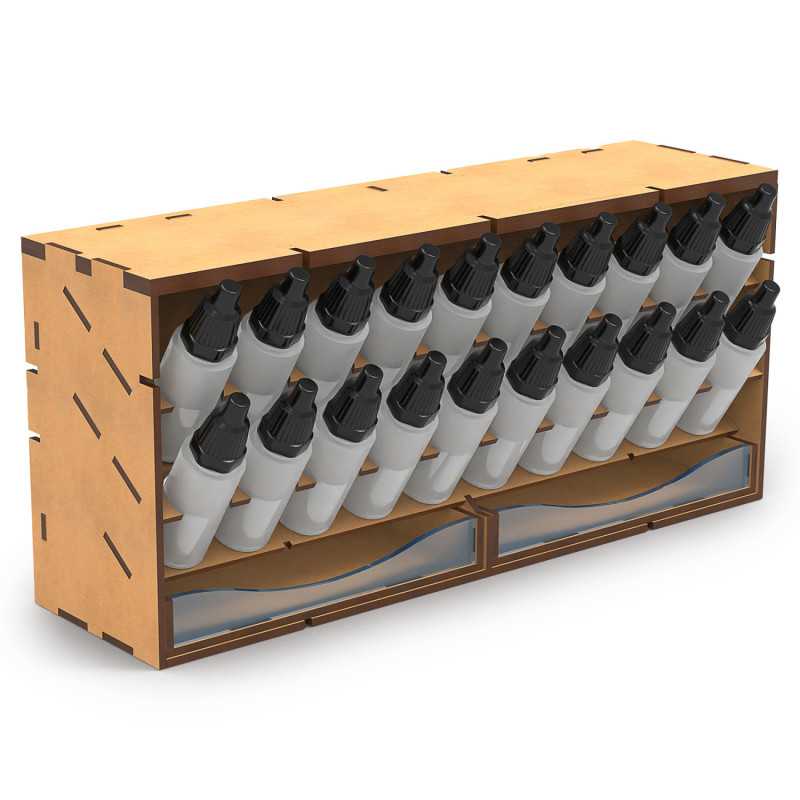 Organizador Horizontal de Pinturas 17ml - COMPACT
