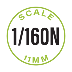 Calcas de grafitis para trenes 1:160 N