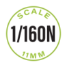 Calcas de grafitis para trenes 1:160 N