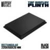 Peanas maquetas Rectangular 22x15 cm Negro